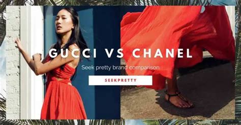 chanel vs gucci clothing.